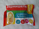 Вермишель б/п с куринным бульоном-60гр.