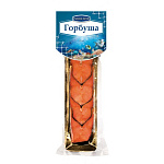 Горбуша Рыбная миля косичка кусочки холодного копчения 200 гр в/у Фосфорель